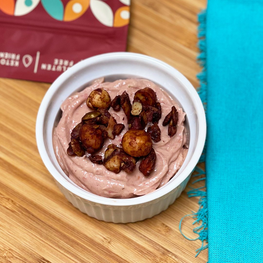 Raspberry Avocado Ice Cream