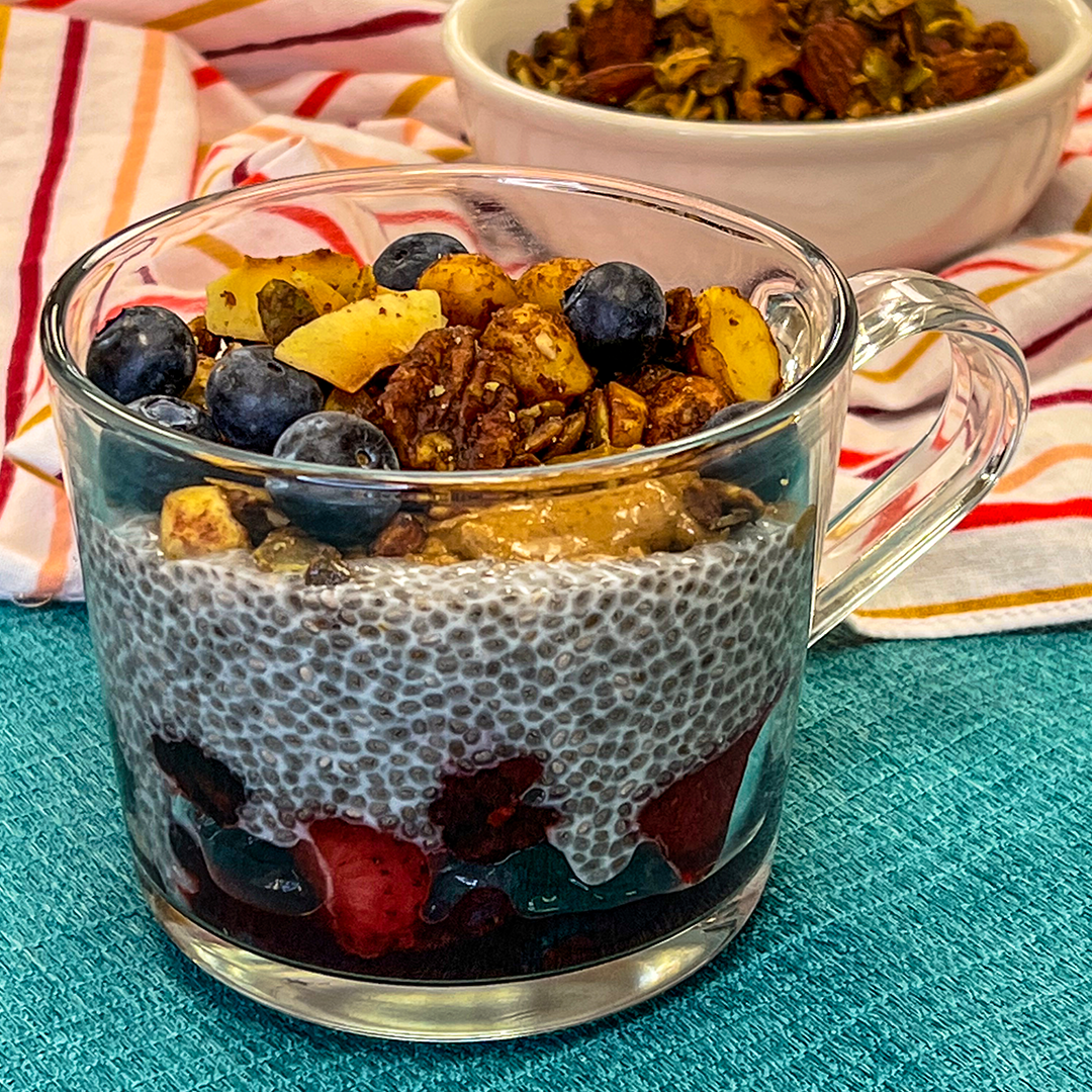 Fruit-On-The-Bottom Chia Pudding